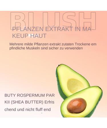 Face blush cream Natural-looking long-lasting blush temperature-changing cream blush gradient face contour 3-in-1 eyeshadow natural makeup - Buy Online on GoSupps.com