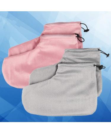 Milists Cracked Heel Socks - Paraffin Wax Ankle Booties for Moisturizing Foot Care | 2 Pairs - Buy Online on GoSupps.com