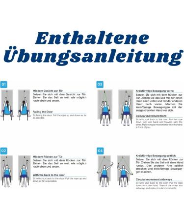 ATC Handel Shoulder Coach Pulley Set - Enhance Mobility & Rehabilitation | Gymnastics Shoulder Rope Cable with Handles - Buy Online on GoSupps.com