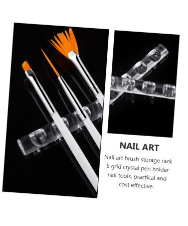 FRCOLOR 15 Pcs Nail Penholder Organizer - Acrylic Manicure Accessory & Storage Rack for Nail Supplies - Buy Online on GoSupps.com