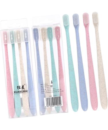 Partykindom 4 Boxes of 8 Travel Toothbrushes - Portable Dental Care Brushes for Camping & Travel - Buy Online on GoSupps.com