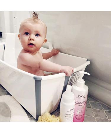 Babo Botanicals Unscented Baby Foam Wash 9 Fl Oz | Organic Calendula & Oat Protein - Buy Online on GoSupps.com