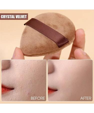 Dual Use Powder Puff Triangle Cosmetic Puff Soft Makeup Sponge for Face Eye Contouring Washable Velvet Puffs Make Up Accessories (Color : 06 mimi and L) - Buy Online on GoSupps.com