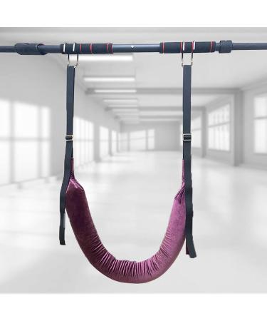 Buy Lumbar Traction Belt | Decompression Multi-Purpose Soft Cotton Belt for Office - Comfortable & Adjustable (Purple) | International Shipping - Buy Online on GoSupps.com