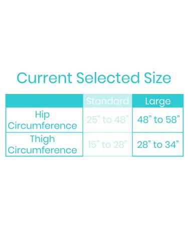 Vive Groin and Hip Brace - Compression Support for Sciatica, Nerve Pain Relief, and Muscle Recovery - Black, 48-58 - Buy Online on GoSupps.com