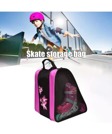 YCRRVAE Roller Skating Bag - Breathable Unisex Carrying Bag with Adjustable Shoulder Strap - Pink Storage Bag for Skates or Inline Roller Accessories - Buy Online on GoSupps.com