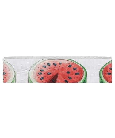 Resistance Bands Exercise Bands Watermelon Shape Cake Printed Elastic Band Leg Bands Resistance Fitness Bands Fabric Resistance Bands