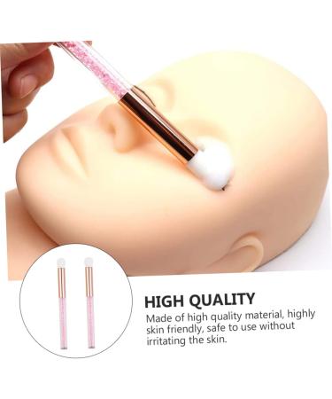 Beavorty 2Pcs Eye Shadow Brush Women Eyeshadow Brush Salon Makeup Tool Pink - Buy Online on GoSupps.com