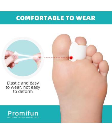 Toe Spacers Correct Toes - 12 Pack Separators for Overlapping Toes | Big Toe Alignment Bunion Relief & Hammer Toe Straightener for Men & Women - Buy Online on GoSupps.com