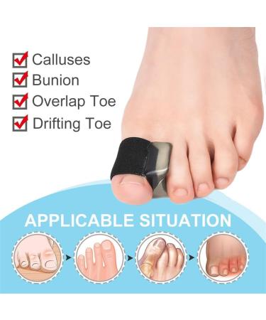 Bunion Toe Separators 2 Pair - Gel Spacers for Big Toe Straightening and Pain Relief (Small) - Buy Online on GoSupps.com