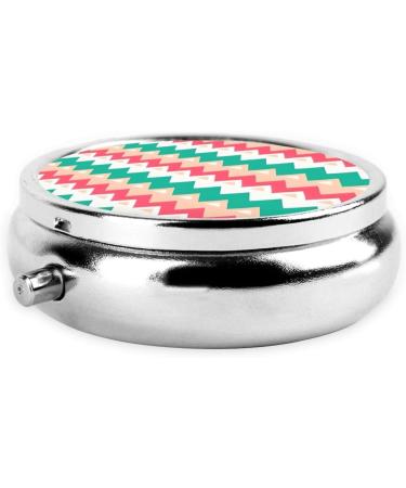 Colour Curve Ripple Chartround Pill Box | 3 Compartment Portable Travel Organizer for Pills - Ideal for Traveling - Buy Online on GoSupps.com