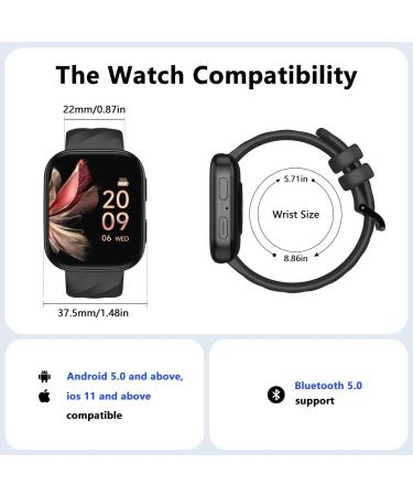 FITVII - Health & Fitness Tracker Answer/Make Calls Smart Watch with 24/7 Heart Rate and Blood Pressure Sleep Tracking Blood Oxygen Monitor 120+ Sport Modes Activity Tracker for Women Men - Buy Online on GoSupps.com