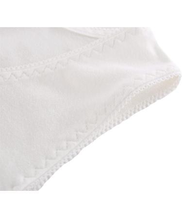 Manci Women's Cotton Nursing Maternity Top V Neck Ruched Waist Pajama - White+Black - Buy Online on GoSupps.com