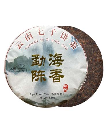 LWXLJMJZC LWXLJMJZC -Ripe Yunnan Pu-erh Fermented Puer Tea (cook) Puer Chinese Black 357g (150 Cups)