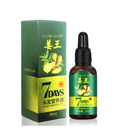 Ginger Germinal Oil Hair Growth Oil 2019 Hair Growth Serum Ginger Germinal Essential Oil Hair Loss Treatment Hair Care Hair Growth Serum Repairs Hair Follicles Promotes Thicker Hair Regrowth-30ml