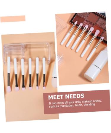 FRCOLOR 2 Sets Makeup Brush Set Eyeshadow Makeup Brush Cosmetics Brush Applicator Portable Brush Lady Tools Makeup Foundation Brush Make up Brush Mini Travel Plastic White Eye Shadow Brush - Buy Online on GoSupps.com