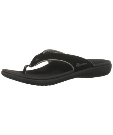 Spenco Men's Yumi Leather Sandal Black 10 Sandals