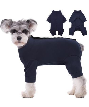 Kuoser dog body after op medical body dog dogs pajamas dog body after castration anti-licking wound protection bowling alternative (2xl blue) XXL blue