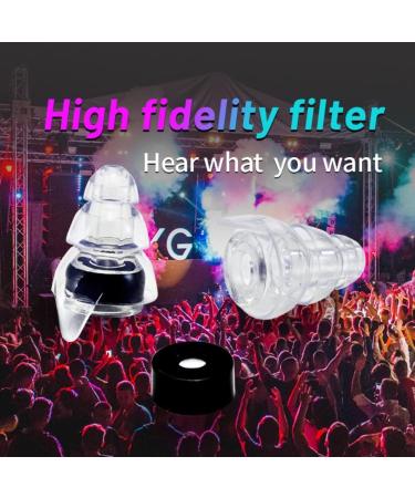 Silicone Reusable Ear Plugs for Sleeping & Noise Reduction - 2 Pairs, 27DB - Concert & Noise Sensitivity - Buy Online on GoSupps.com
