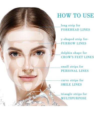 KUMSODE KUMSOD Antiwrinkle plaster 160 pieces facial plasters to reduce wrinkles and fine lines smooth skin face front eyes cheek mouth or forehead antiaging - Buy Online on GoSupps.com