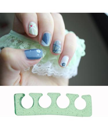 Gel Toe Separator 4PCS for Nail Varnish, Green & Translucent Toe Dividers/Spacers - Nail Art Pedicure Manicure Accessories - Buy Online on GoSupps.com