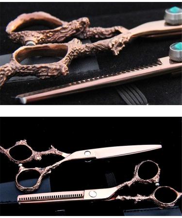 Hair Cutting Scissors Hairdressing Scissors Rose Gold Hair Scissors Kit Hair Scissors Hair Cutting Professional Scissors to Cut Hair Kit for Barber Stylist 6 inch - Buy Online on GoSupps.com