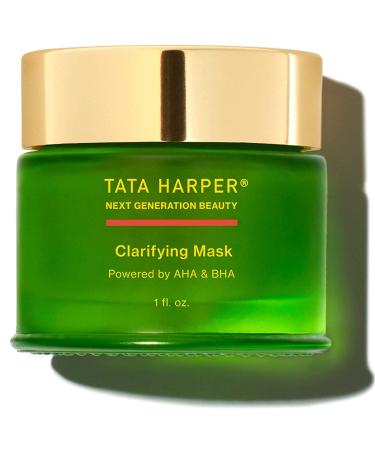 Tata Harper Clarifying Mask Salicylic Acid & Lactic Acid Blemish Treatment 100% Natural Made Fresh in Vermont 30ml