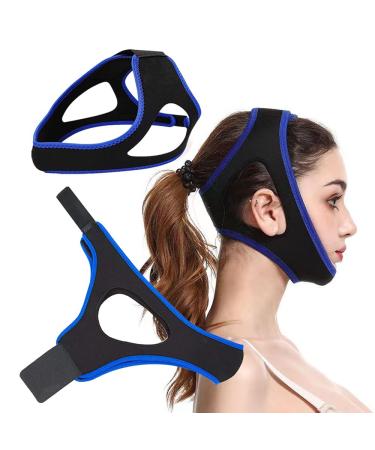 ZHEXYF Snoring Chin Strap Breathable Flexible Anti Snoring Devices Aids Better Sleep Snore Stopper for Men Women (1 pcs)