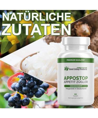 Appostop Appetite Support - Effective Appetite Blocker Capsules (60 Count) | Carbohydrate Blocker for Weight Loss - AppetiMmer Carboblock - Buy Online on GoSupps.com