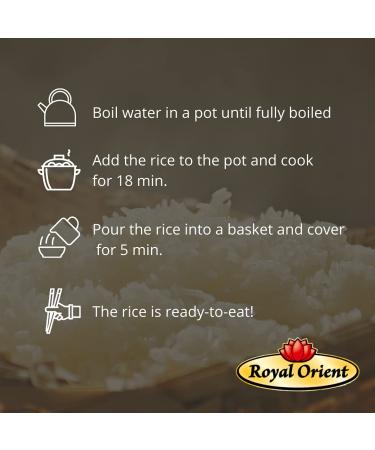 Buy Royal Orient Sushi Rice (2 Pack 1 KG Each) - Premium Quality for Perfect Sushi | International Shipping Available - Buy Online on GoSupps.com