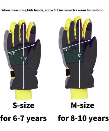 XTACER Kids Ski Snow Gloves - Pink Medium | Winter Warm Cold Weather Gloves for Boys Girls - Buy Online on GoSupps.com