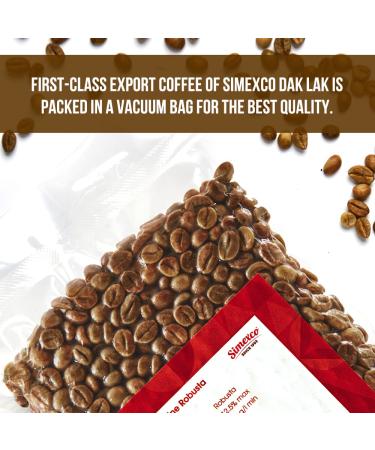 SIMEXCO Specialty Natural Unroasted Vietnamese Honey Robusta Coffee Beans - Rainforest Alliance & Fair Trade Certified (5.5 lbs) - Buy Online on GoSupps.com
