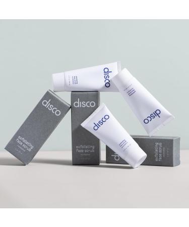 Disco Face Scrub for Men - Exfoliating & Cleansing All Natural Paraben Free Eucalyptus Scent | Remove Dead Skin & Build Up | 2 oz - Buy Online on GoSupps.com