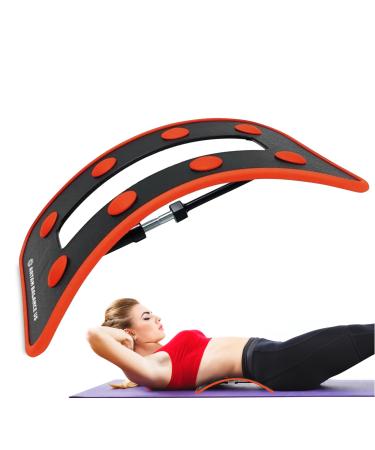 Adjustable Back Stretcher for Lower Back Pain Relief - Back Cracker for Muscle Tension Relief Herniated Disc Sciatica Spine Decompression - Lumbar stretcher Max weight Capacity 220 lbs or Less