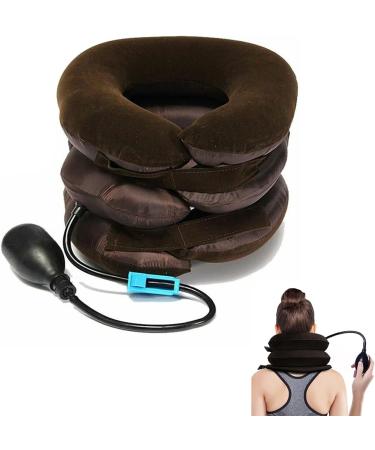Cervical Neck Traction Device - Adjustable Inflatable Neck Support & Massager for Pain Relief | International Shipping Available - Buy Online on GoSupps.com
