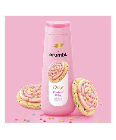 Dove Moisturizing Body Wash & Scrub | Confetti Cake Scent | 20oz Wash + 15oz Scrub | Limited Edition - Buy Online on GoSupps.com