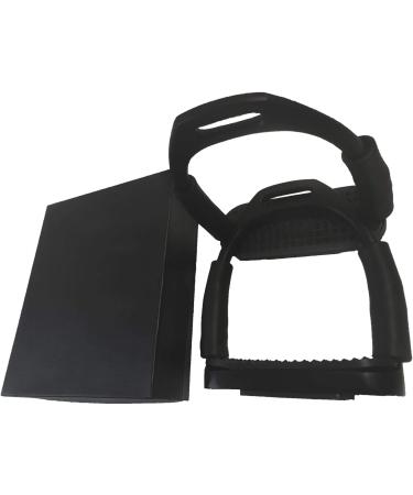 Tula-Toys 12cm Safety Metal Joint Stirrups for Horses - Black | International Shipping Available - Buy Online on GoSupps.com