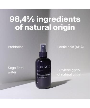 HORACE Tonic Lotion for Men - Toner Spray with Prebiotics - Gentle Skincare for All Skin Types - Fresh Aromatic Scent 200 ml - Buy Online on GoSupps.com