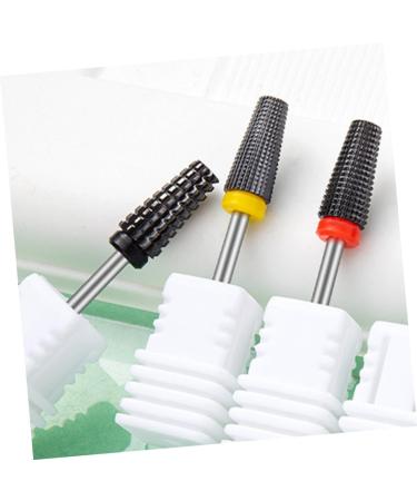 Ipetboom Black Ceramic Nail Polishing Head Manicure Art Drill Bits Nail Drill Bit Nail Polish Grinding Head Nail Bits for Nail Drill Braiding Toy Tool Short Hair Women's Ceramics - Buy Online on GoSupps.com