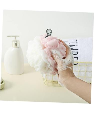 Housoutil Kid Body Wash Set - 5pcs Kids Bath Accessories Mesh Sponge & Scrubber for Easy Showering | Korean Version Tennis Child Bath Ball - Buy Online on GoSupps.com