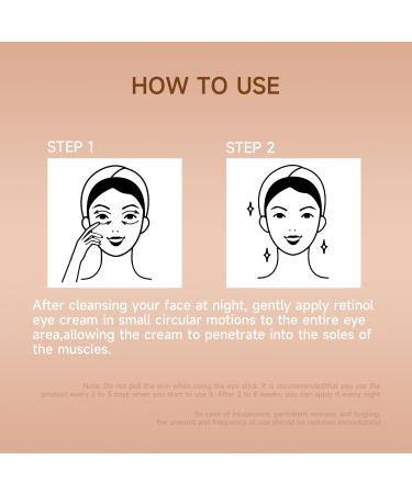 Retinol Eye Stick & Cream Balm Anti-Wrinkle Dark Circles & Fine Lines Portable Daily Eye Care for Men & Women - Buy Online on GoSupps.com