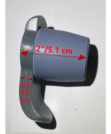 Dr.safe Walker Ski Glides. Replacement walker Tip with ski glides. Heavy duty glide ski for all Walkers that the outside diameter of the leg tube is 1 1/16 inch. - Buy Online on GoSupps.com