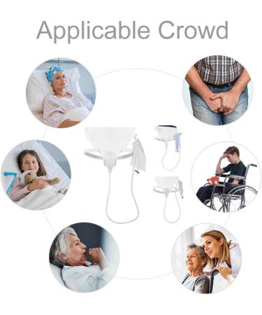 Silicone Urine Collector with 2 Reusable Catheter Bags - Female External Catheter for Comfort & Portability - Buy Online on GoSupps.com