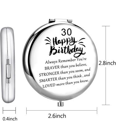 30th Birthday Gifts for Women | Inspiring 30th Birthday Compact Mirrors & More - Buy Online on GoSupps.com
