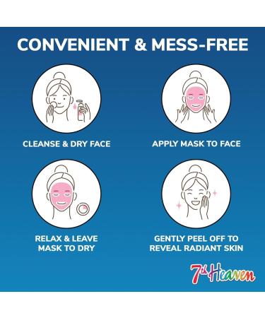 7th Heaven Manuka Honey Peel Off Face Mask with Vitamin E - Nourish and Renew - All Skin Types - Buy Online on GoSupps.com