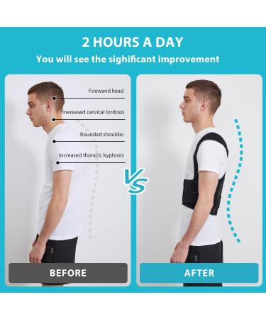 KD Back Brace Posture Corrector for Men & Women - Adjustable Spine Support Scoliosis & Hunchback Relief Full Back Straightener for Upper & Lower Pain Relief - Buy Online on GoSupps.com