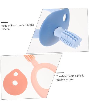 Shop Minkissy 10 pcs Silicone Baby Toothbrush Set | Safe & Fun Children's Toothbrushes & Pite Ring for Toddlers - Buy Online on GoSupps.com