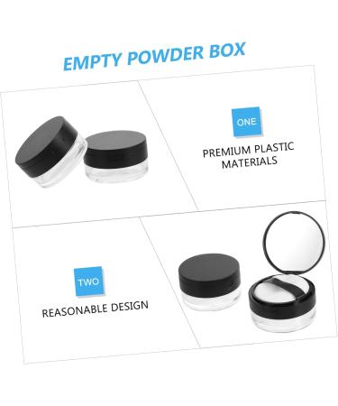 AUTSUPPL 2pcs Loose Powder Holder Face Powder Blusher Makeup Jars Containers Empty Powder Case - Buy Online on GoSupps.com