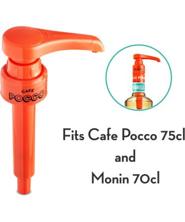 Cafe Pocco Vanilla Coffee Syrup 75cl with Reusable Pump - 10ml | Shop Now - Buy Online on GoSupps.com