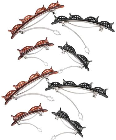 Bangs Hairstyle Hairpin Set 8 Pieces Women Girl's Hair Styling Bangs Clip DIY Hair Band Hairpins Hair Tool Accessories - Buy Online on GoSupps.com